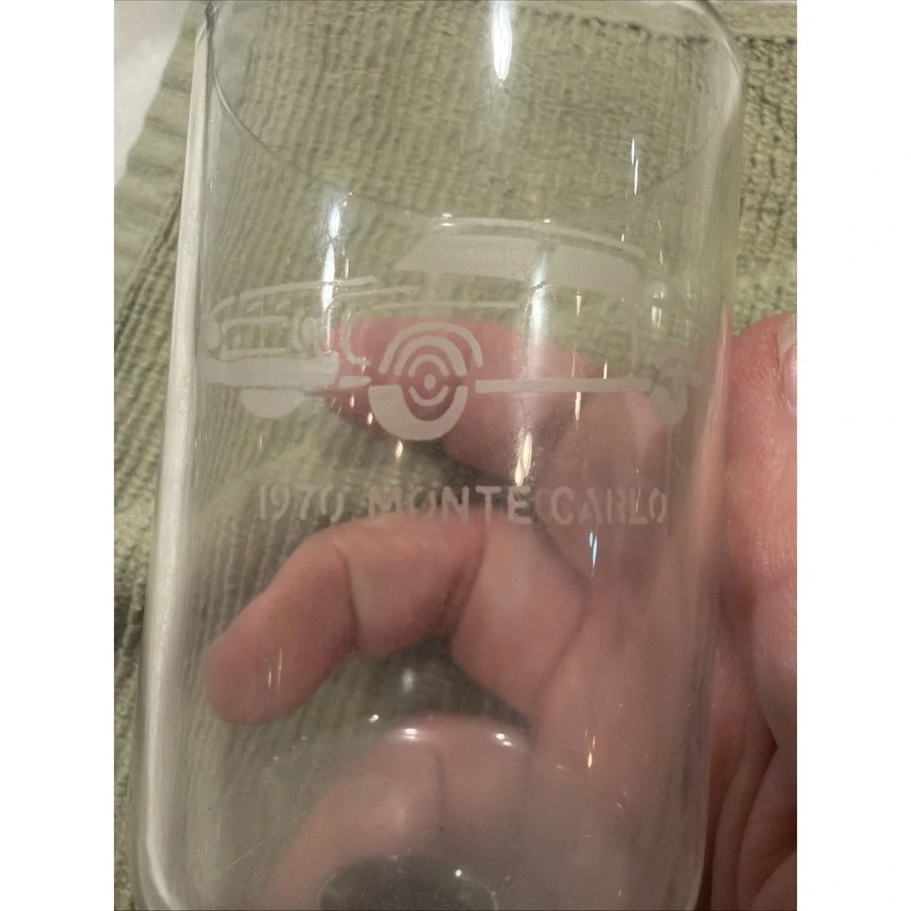 Set Of 8 Vtg Federal Glass Nordic Barware  With Etched Classic Car &2 Server0051